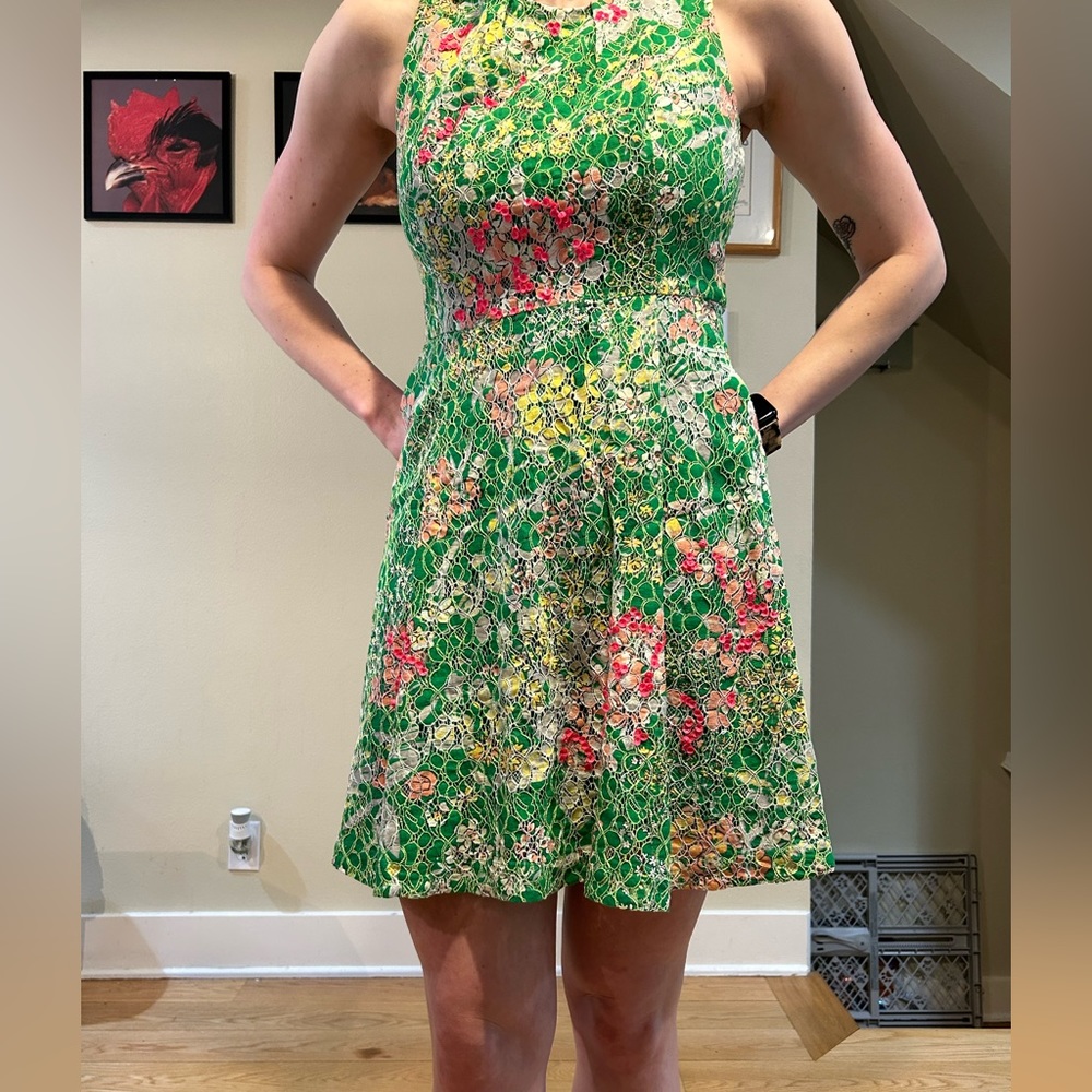 Embroidered, sequined Maeve Summer Dress from Anthropologie